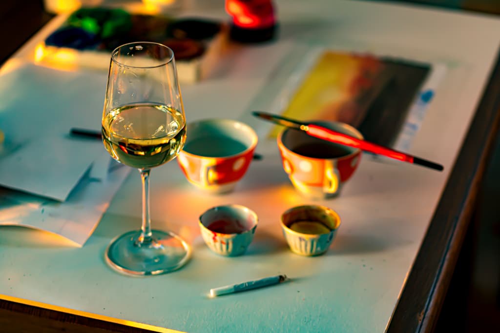 Palms & Paradise - Sip & Paint main
