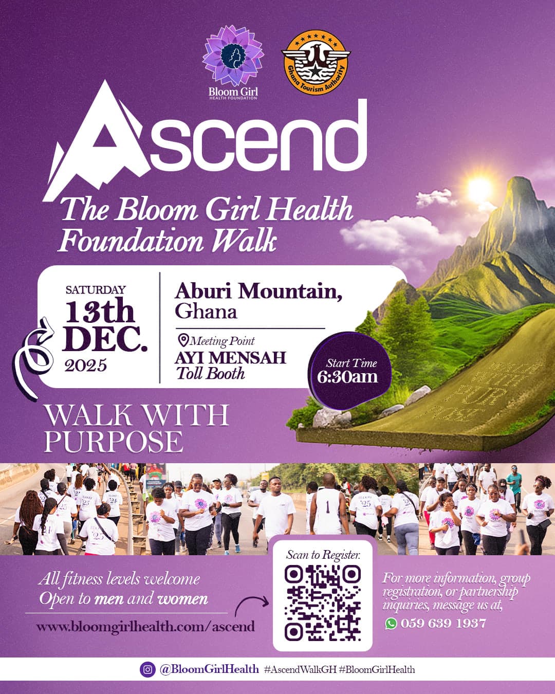ASCEND The Bloom Girl Health Foundation Walk view 2