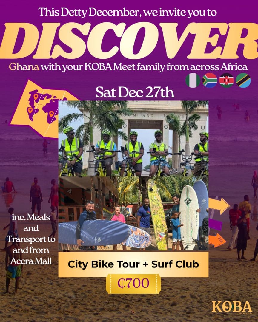 Bikes & Beach Vibes: Accra City + Surf Club Day main