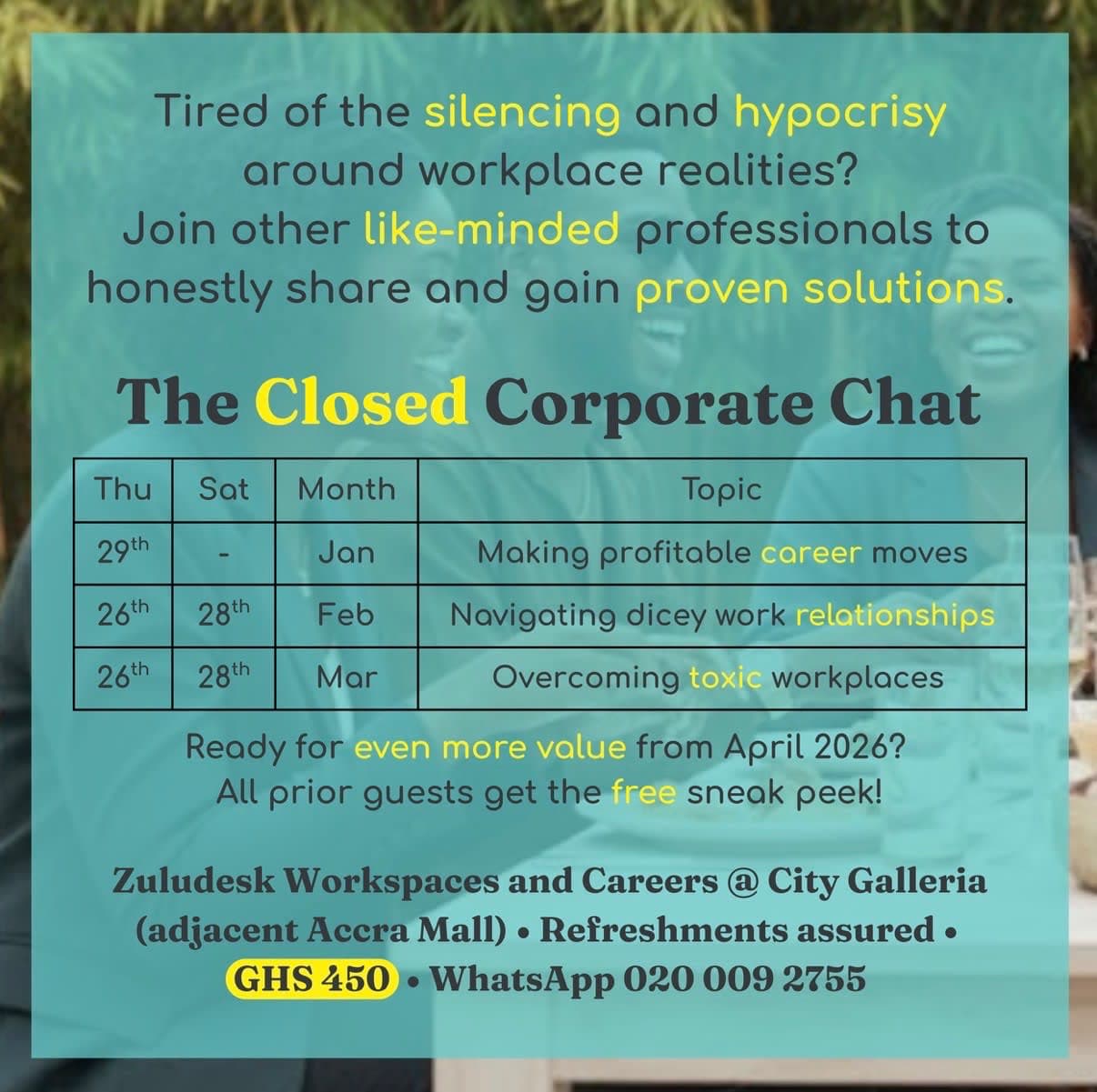 The Closed Corporate Chat - Real Solutions for Real Workplace Realities view 2