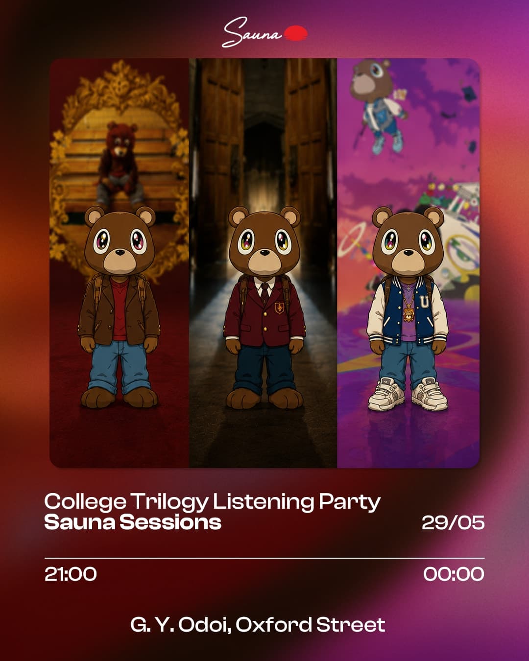Sauna Sessions: College Trilogy main