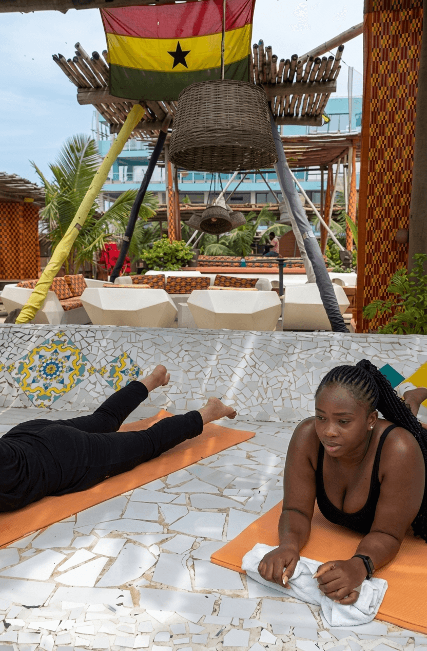 Pilates & Brunch by the beach view 2