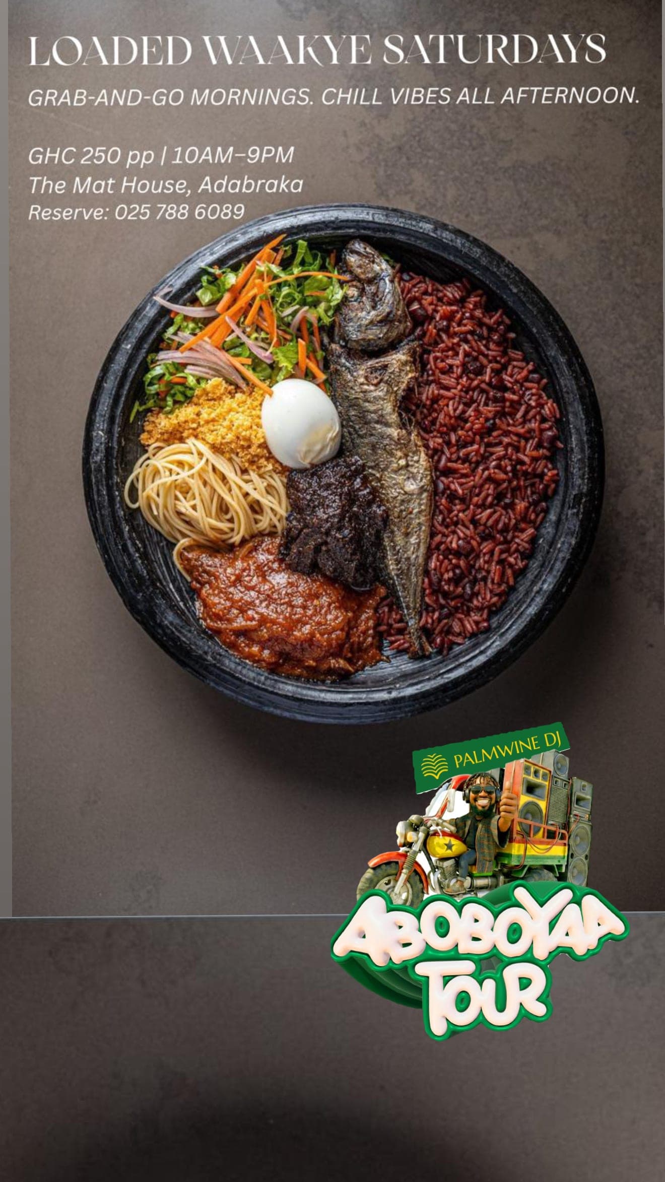 Waakye & PalmWine | PalmWine DJ @The.Mat.House main