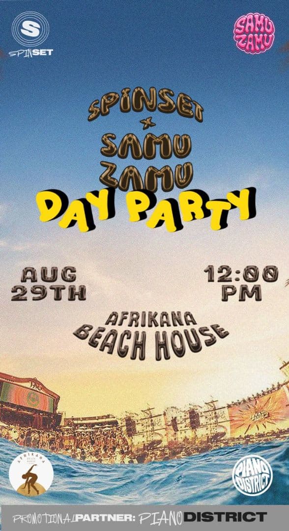 SAMU ZAMU x Afrikana Beach House Day Party view 3