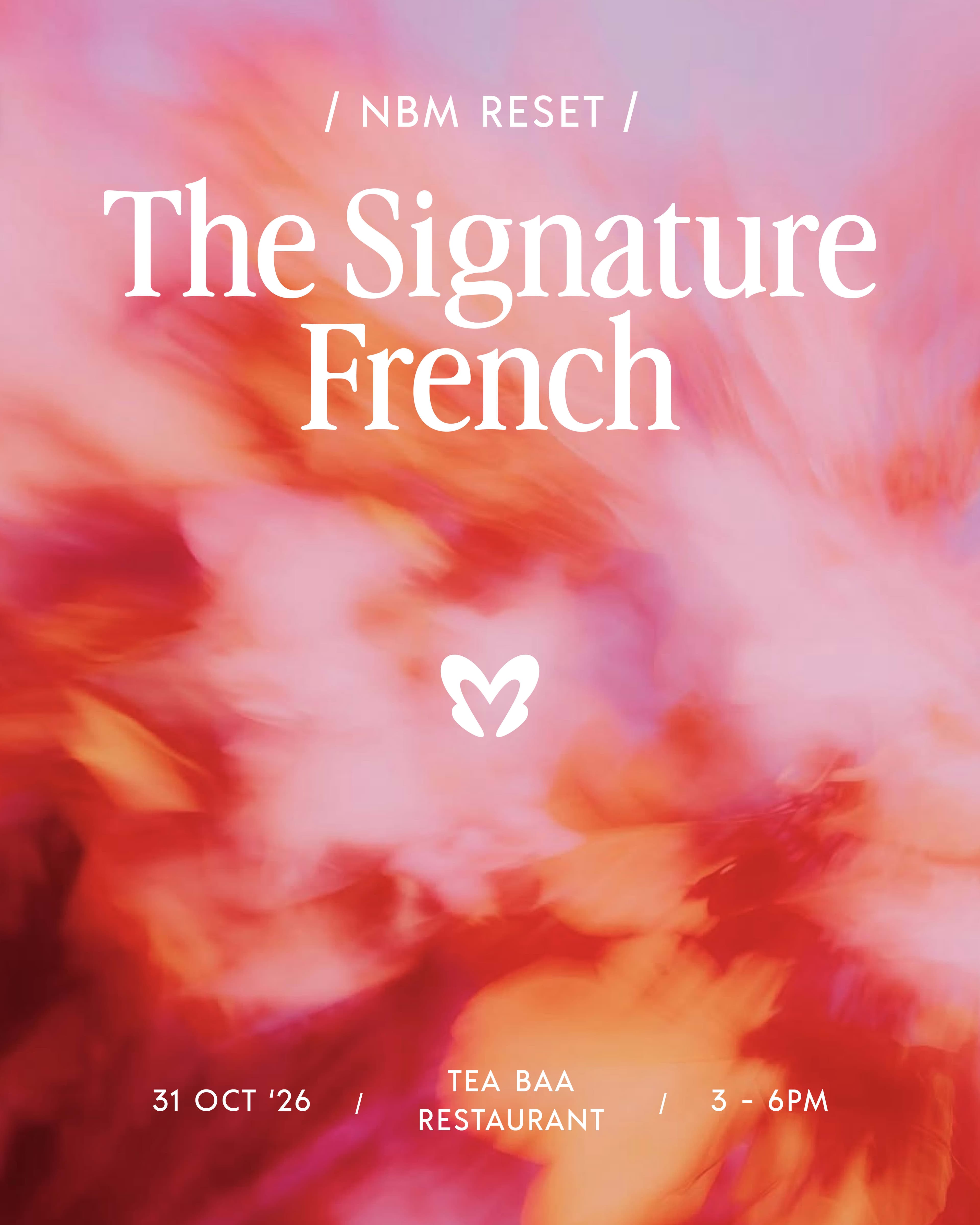 NBM RESET 01: THE Signature French