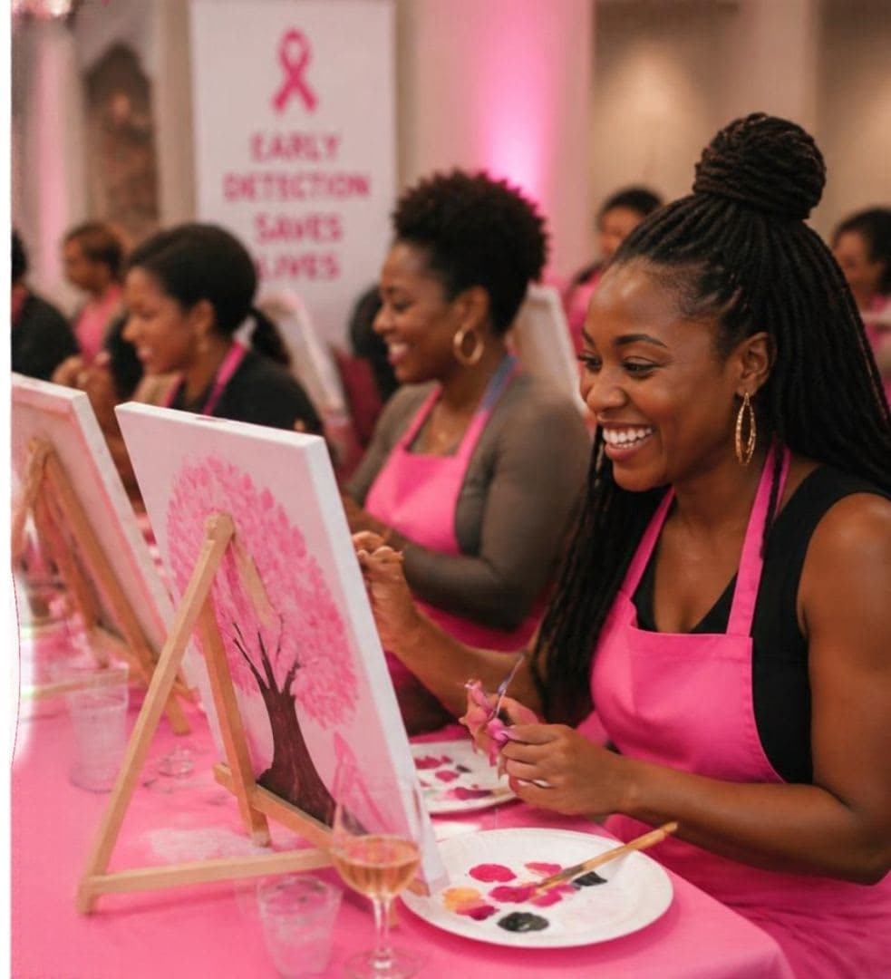 Sip, Paint & Screen - Art for Breast Cancer