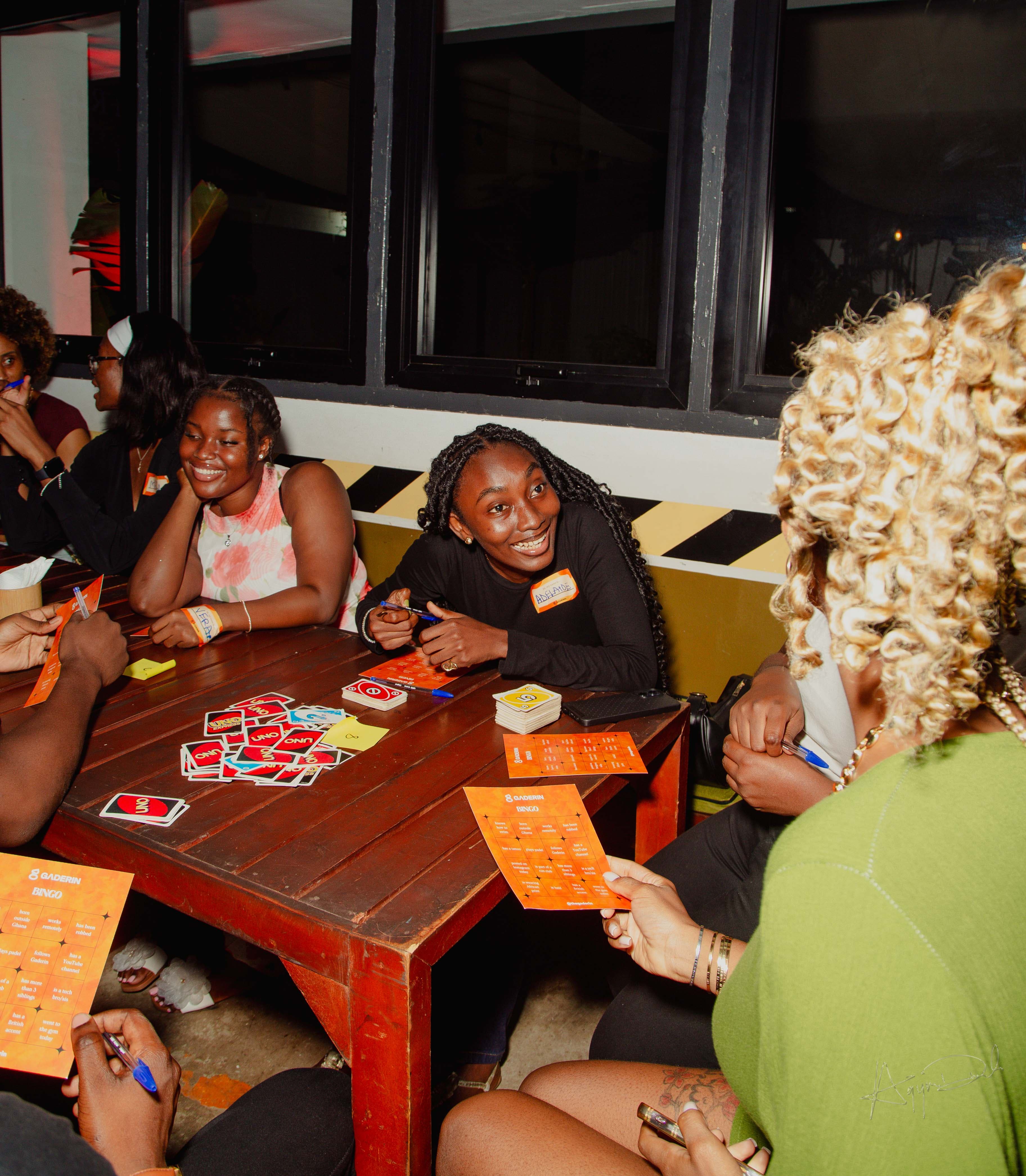 Gaderin community at an event