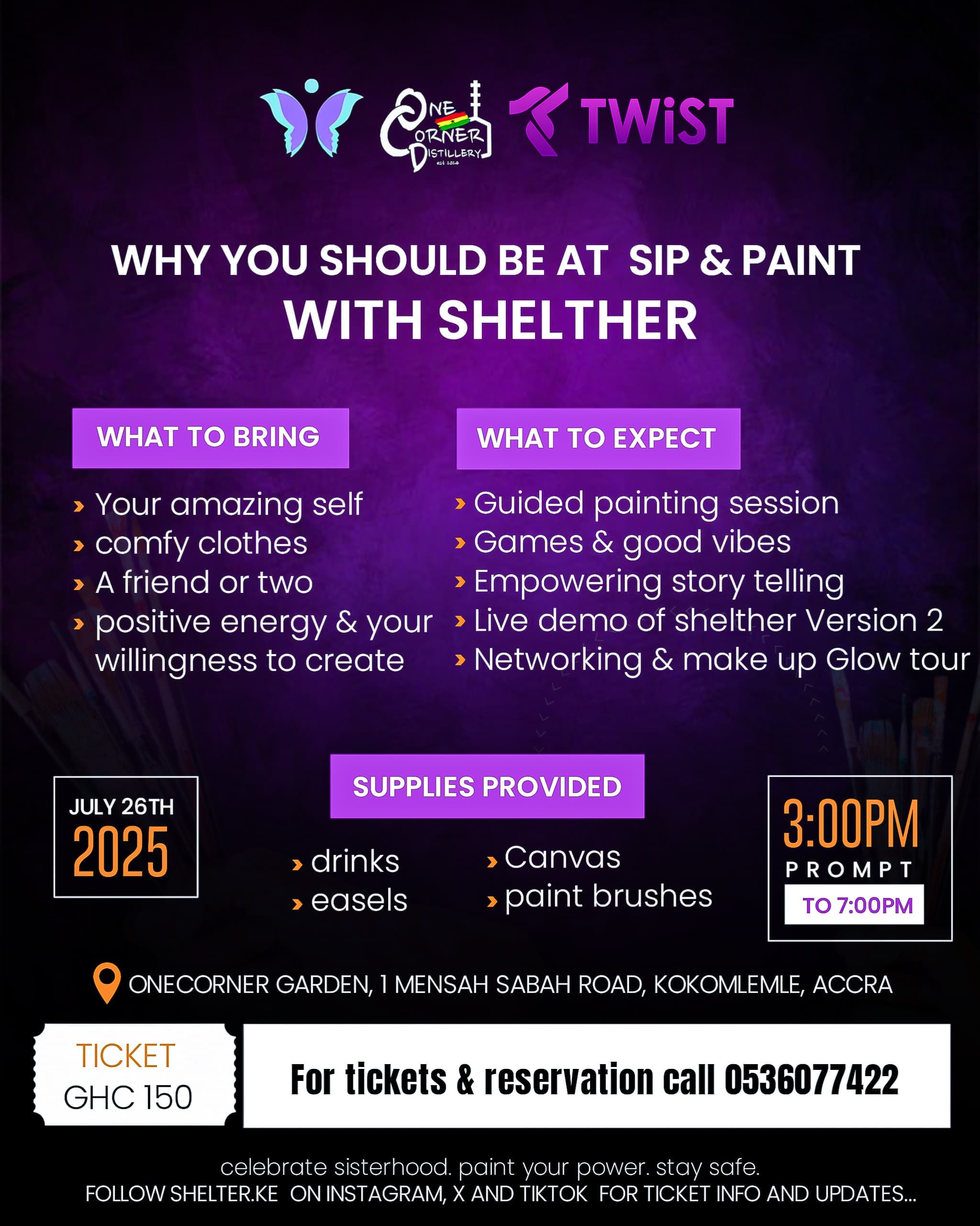Sip & paint with shelther view 2