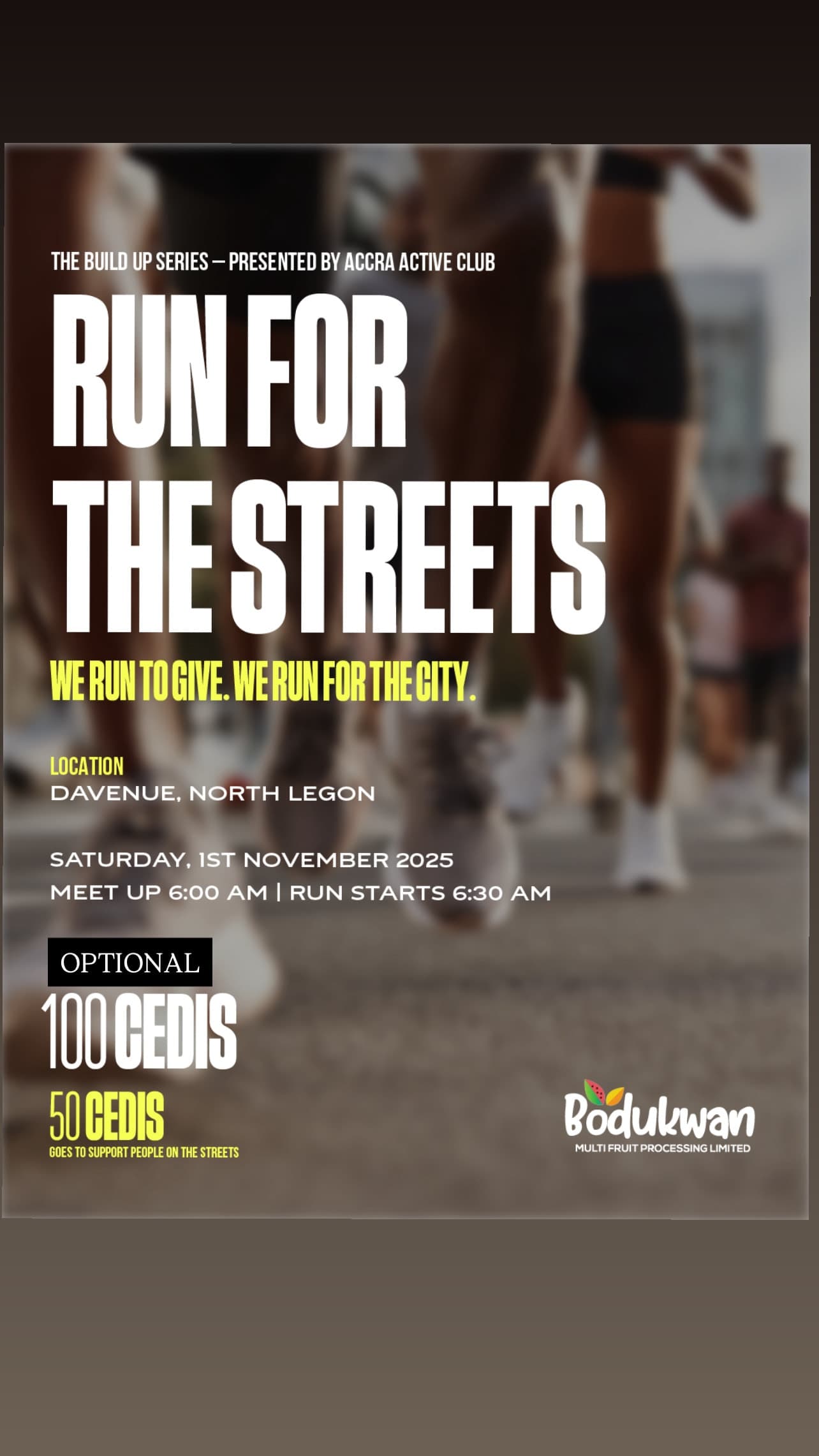 Run For The streets main