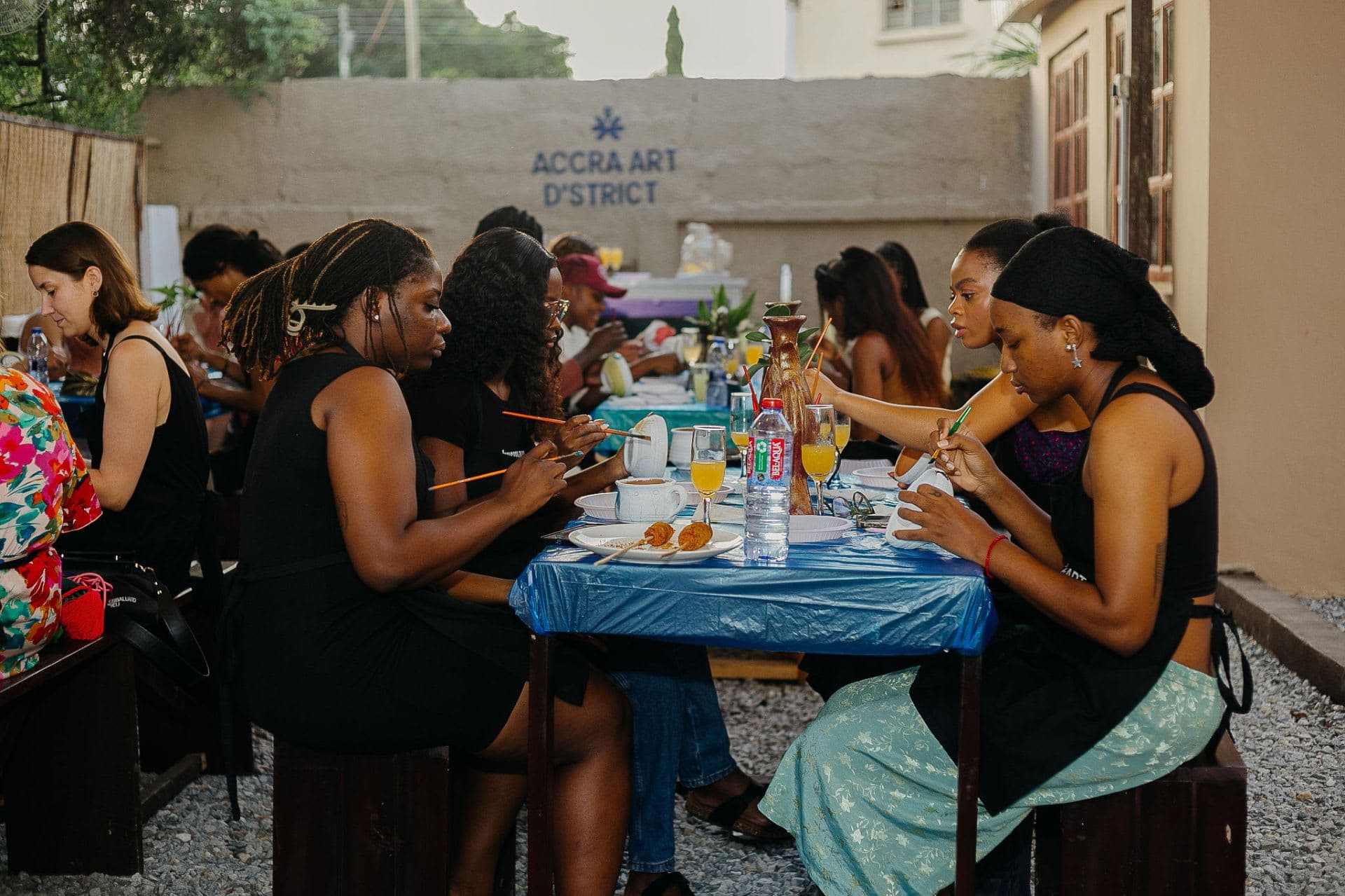 Ceramic Painting at Accra Art District view 2