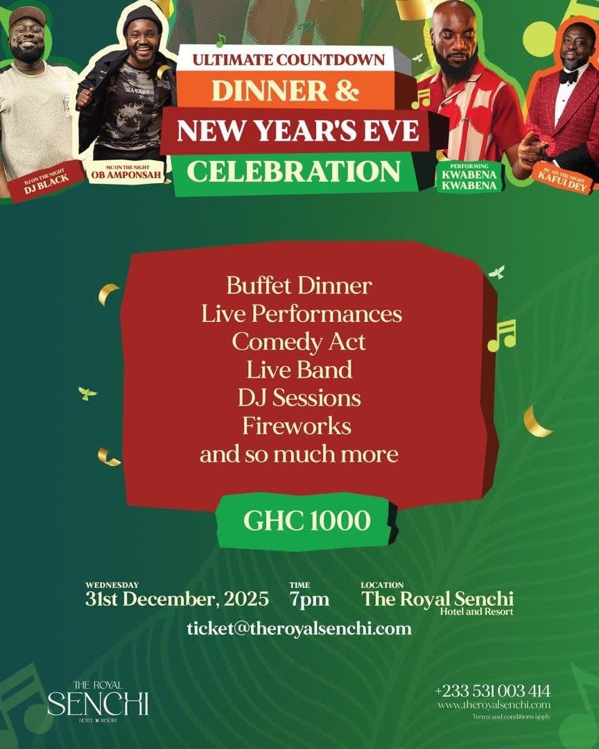 Dinner & New Year’s Eve Celebration with Kwabena Kwabena view 2