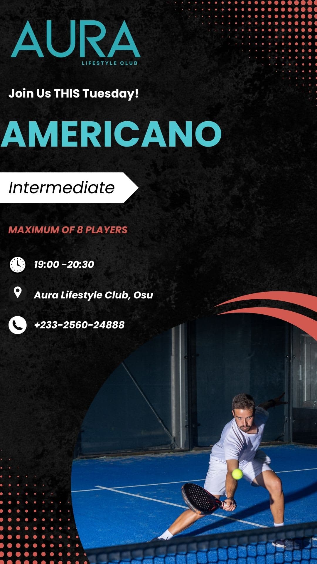 Intermediate Americano Padel (Tuesdays & Thursdays) view 4