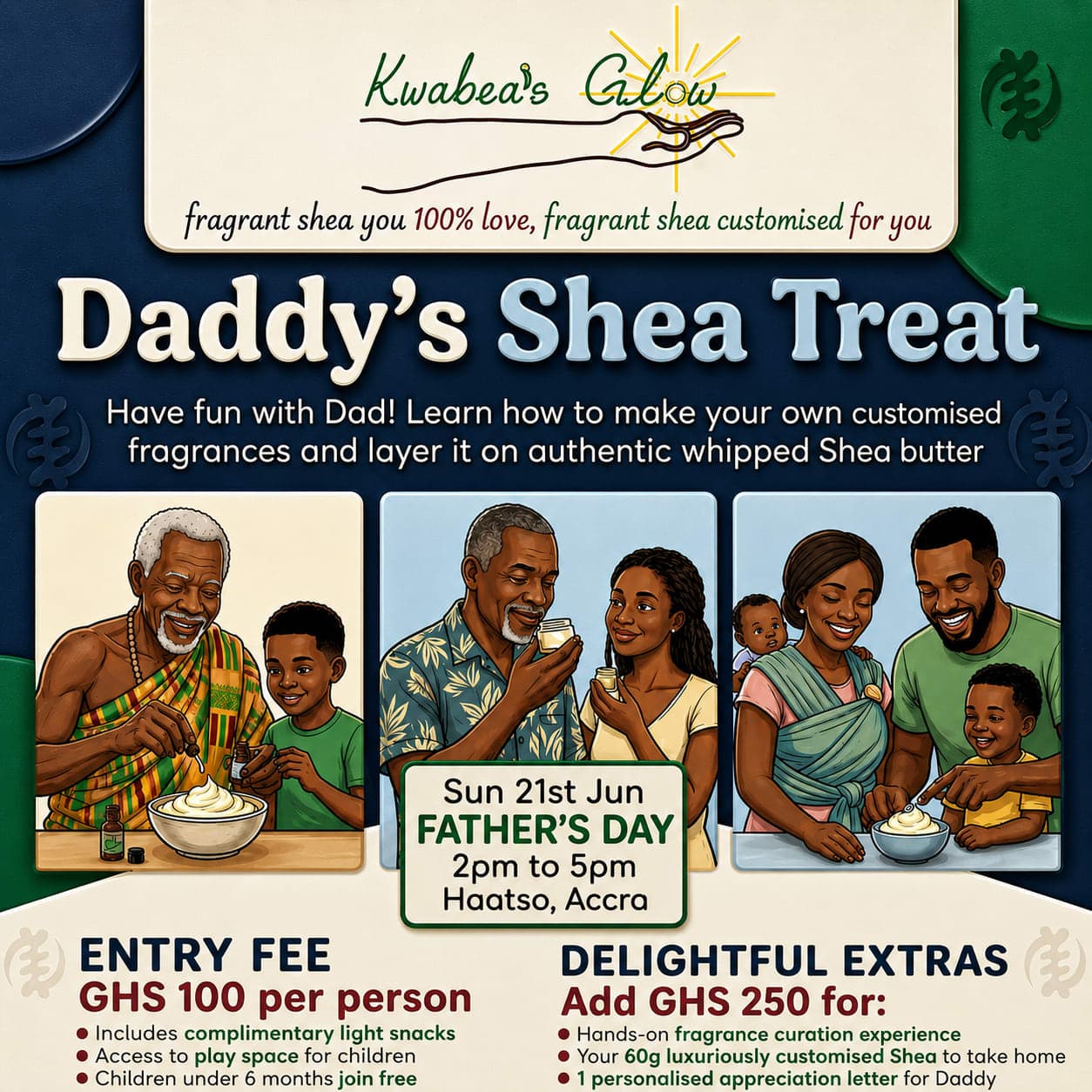 Daddy's Shea Treat - Customise fragrances on whipped Shea with Daddy this Fathers Day! view 2
