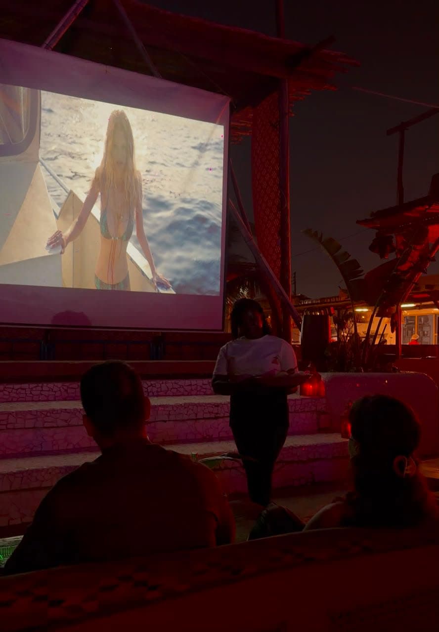 Movie by the beach view 2