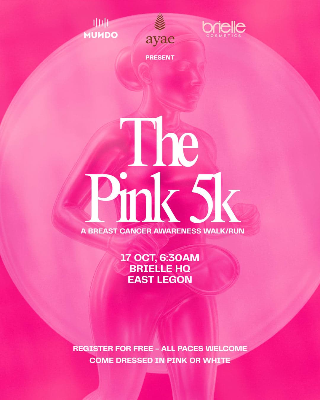 The Pink 5k view 5