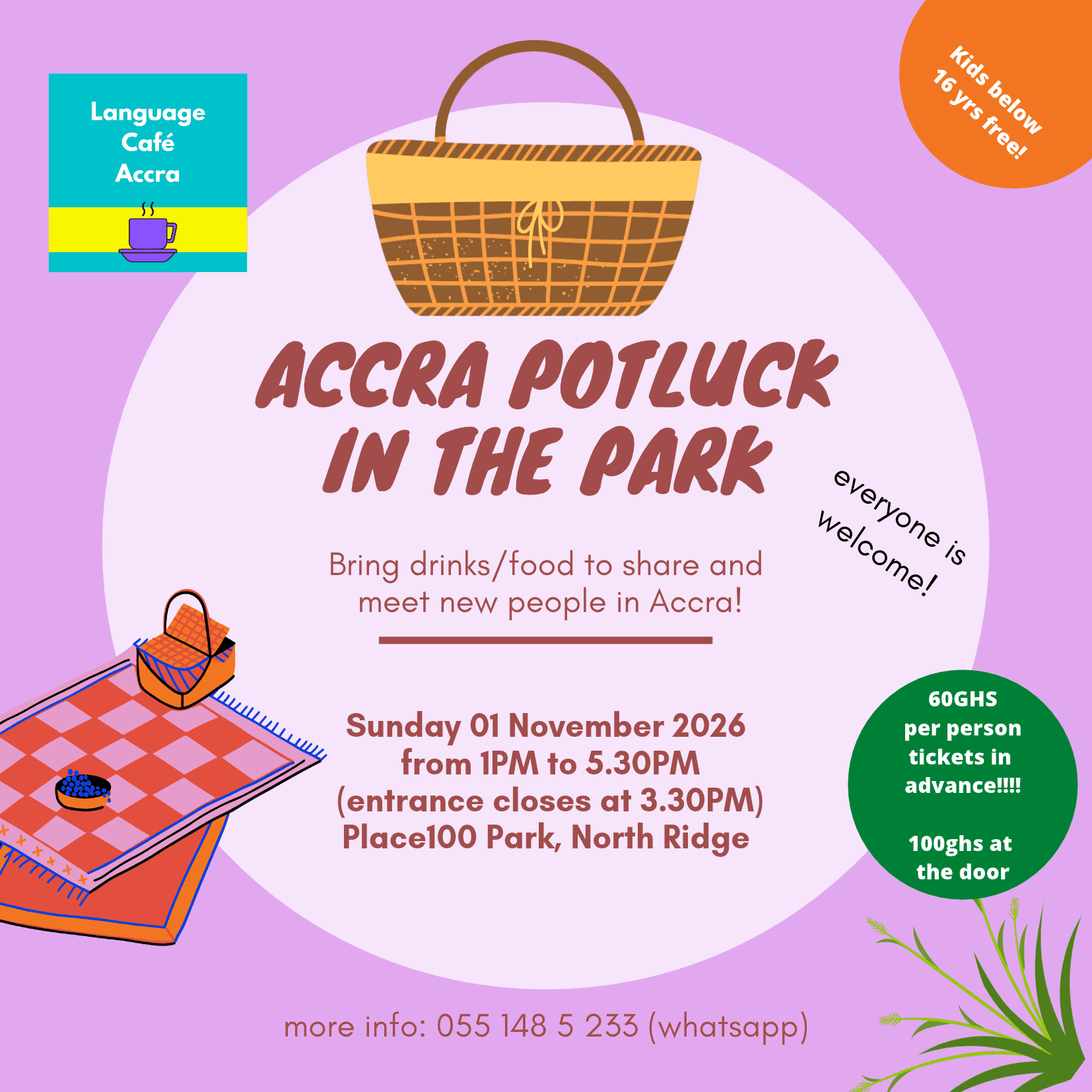 Sunday potluck in the park: our multilingual gathering view 5
