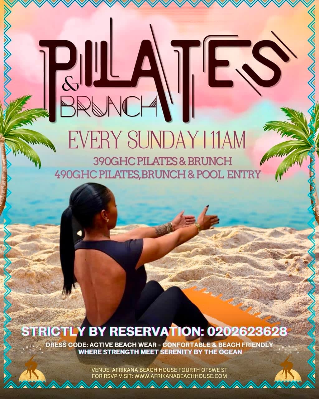 Pilates & Brunch by the beach view 5