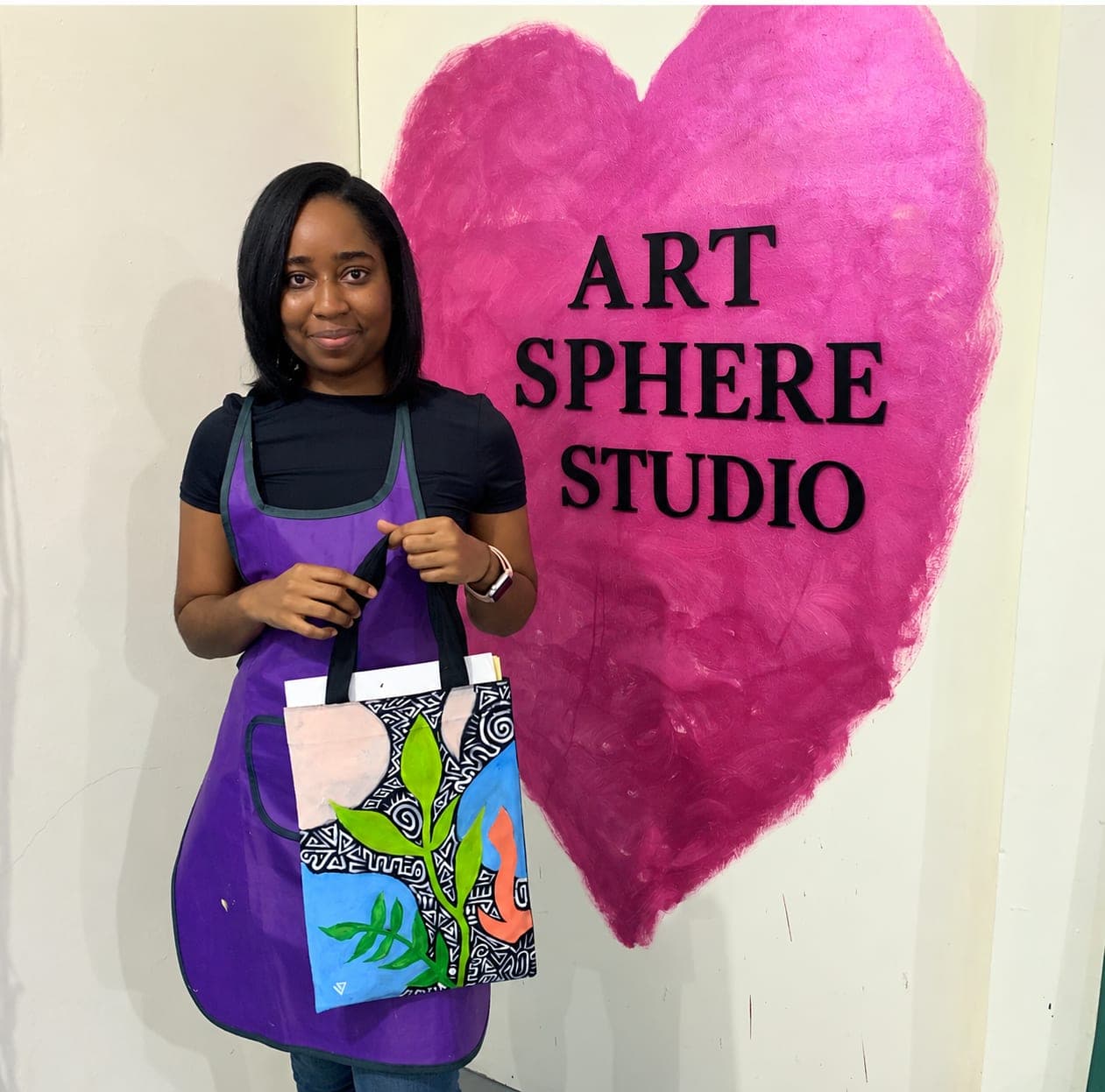 Tote Bag Painting view 4